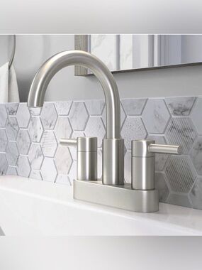allen + roth
Harlow Simplefit Brushed Nickel Bathroom Faucet